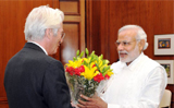 Richard Gere meets Narendra Modi